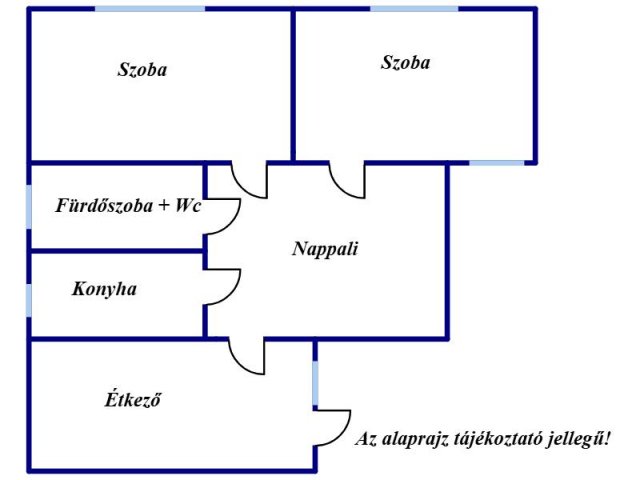 Eladó családi ház, Nyíribronyon 8.5 M Ft, 2 szobás
