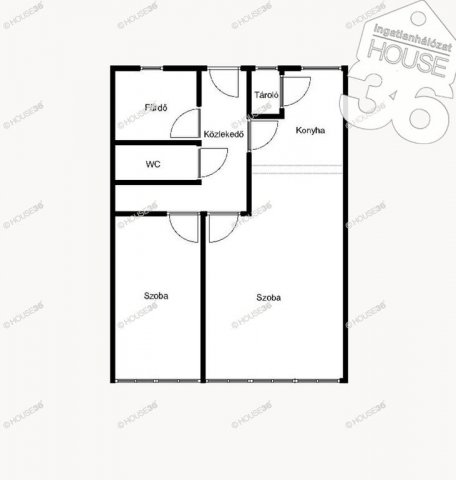 Eladó téglalakás, Kecskeméten 48.99 M Ft, 2 szobás