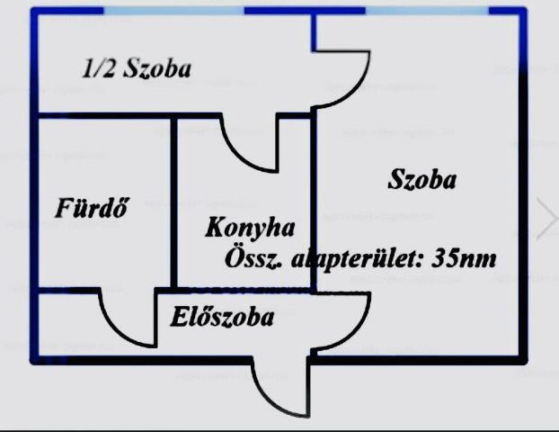 Eladó téglalakás, Miskolcon 22.8 M Ft, 1+1 szobás