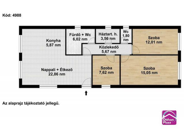 Eladó családi ház, Ercsiben 64.9 M Ft, 4 szobás