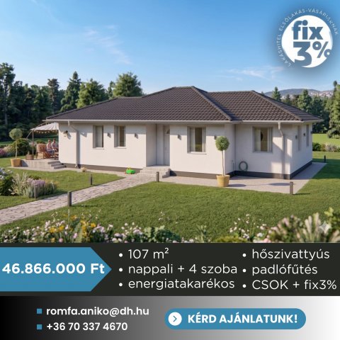 Eladó családi ház, Kecskeméten 46.866 M Ft, 4 szobás