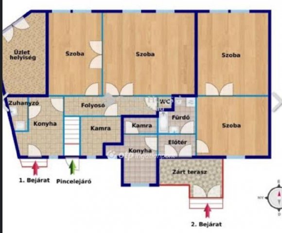 Eladó családi ház, Nagykanizsán 34.9 M Ft, 4 szobás