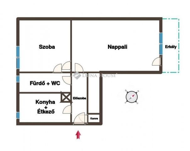 Eladó téglalakás, Budapesten, XX. kerületben 63.2 M Ft, 2 szobás