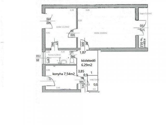 Eladó téglalakás, Nyíregyházán 44.9 M Ft, 2 szobás