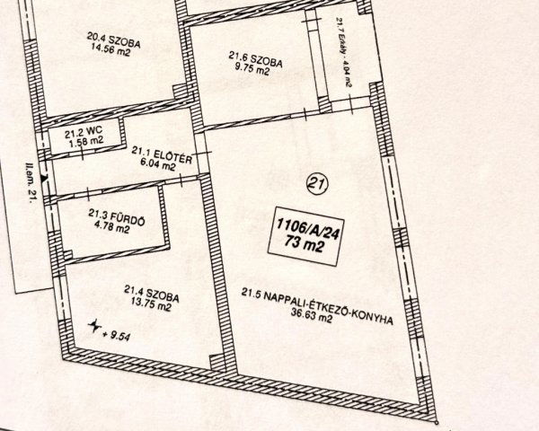 Eladó téglalakás, Szolnokon 83.9 M Ft, 2+1 szobás