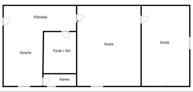 Eladó téglalakás, Pécsett 34.9 M Ft, 2 szobás