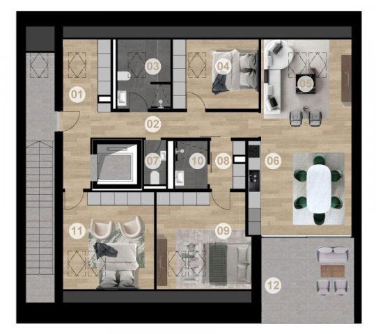 Eladó téglalakás, Aszófőn 209 M Ft, 4 szobás