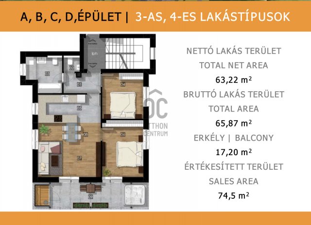 Eladó téglalakás, Budapesten, XXIII. kerületben 99.9 M Ft