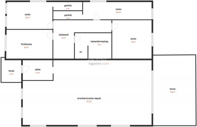 Eladó családi ház, Érden 134.99 M Ft, 4 szobás