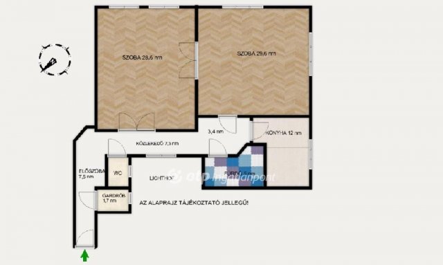 Eladó téglalakás, Budapesten, VI. kerületben 158 M Ft, 2 szobás