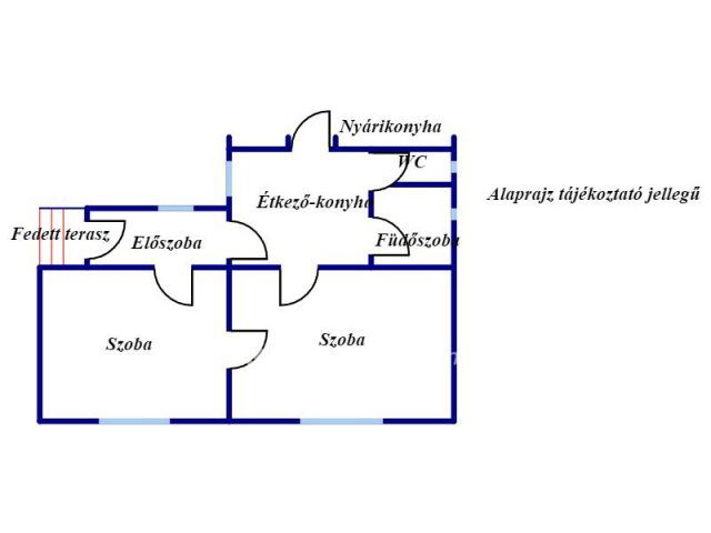 Eladó családi ház, Hajdúszováton 14.8 M Ft, 2 szobás