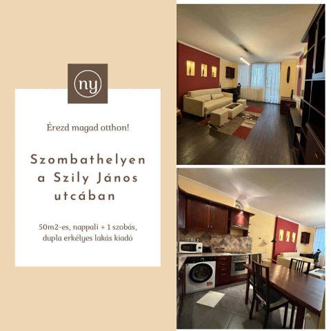 Kiadó téglalakás, albérlet, Szombathelyen 160 E Ft / hó