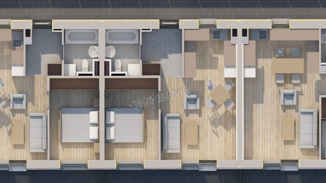 Eladó téglalakás, Oroszlányban, Bokodi úton 41.5 M Ft, 2 szobás