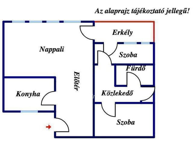 Eladó téglalakás, Nyíregyházán 67.2 M Ft, 3 szobás