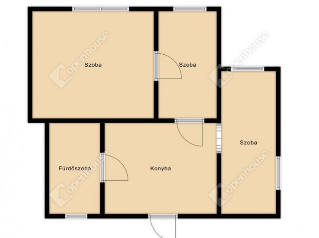 Eladó családi ház, Debrecenben 33.9 M Ft, 3 szobás