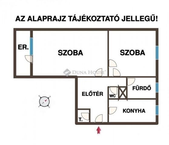 Eladó téglalakás, Budapesten, X. kerületben 59.9 M Ft, 2 szobás
