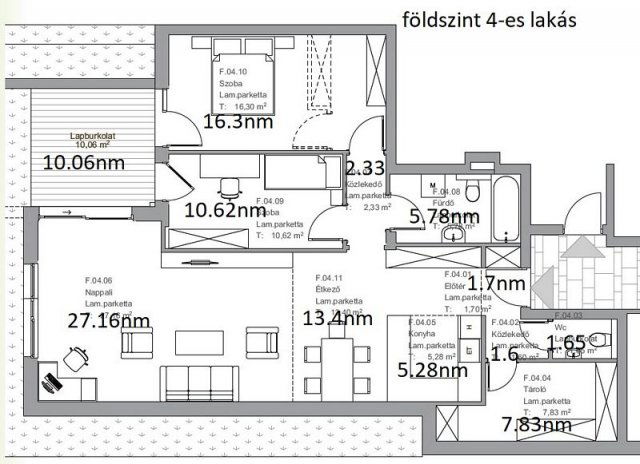 Eladó téglalakás, Érden 115.06 M Ft, 3 szobás