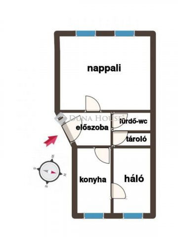 Eladó téglalakás, Kőszegen 46.5 M Ft, 1+1 szobás