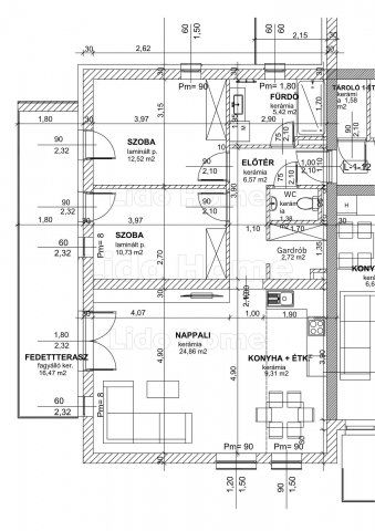 Eladó téglalakás, Győrött 81.745 M Ft, 3 szobás