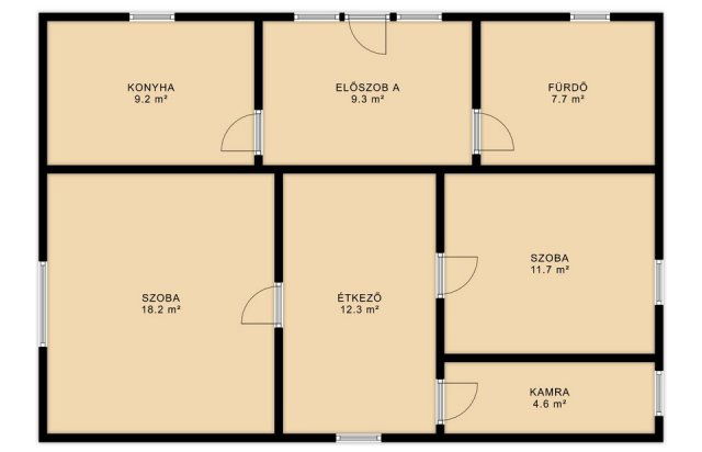 Eladó családi ház, Jászkisérén 10.9 M Ft, 2+1 szobás