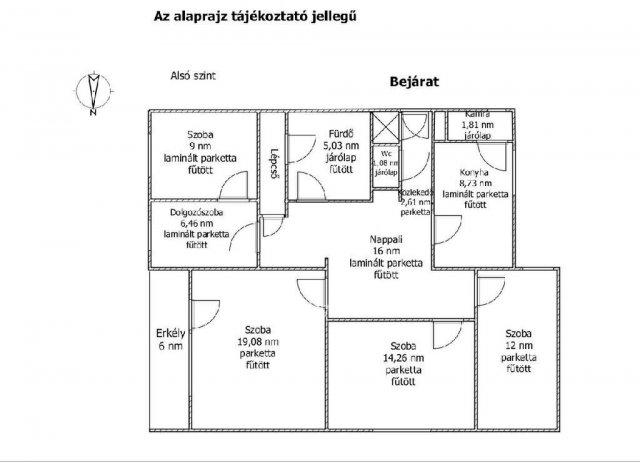 Eladó téglalakás, Nagykanizsán 84.9 M Ft, 3+3 szobás