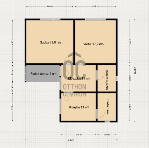 Eladó családi ház, Csömödéren 10.2 M Ft, 2 szobás