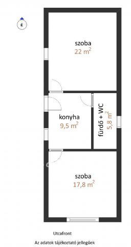Eladó családi ház, Nagybajomban 11.5 M Ft, 2 szobás