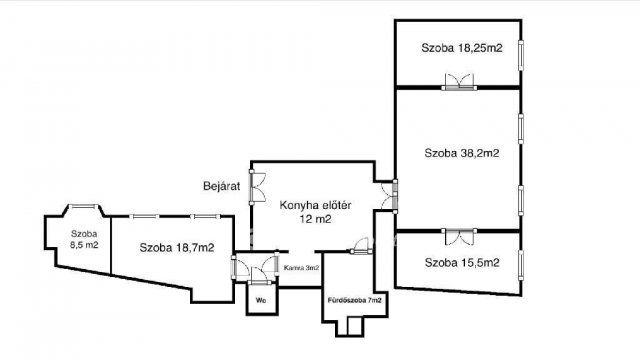 Eladó téglalakás, Budapesten, V. kerületben 218 M Ft, 5+1 szobás