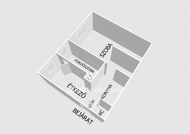 Eladó téglalakás, Egerben 37 M Ft, 1 szobás