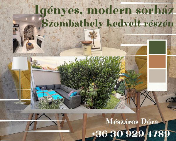 Eladó sorház, Szombathelyen 93.9 M Ft, 4 szobás