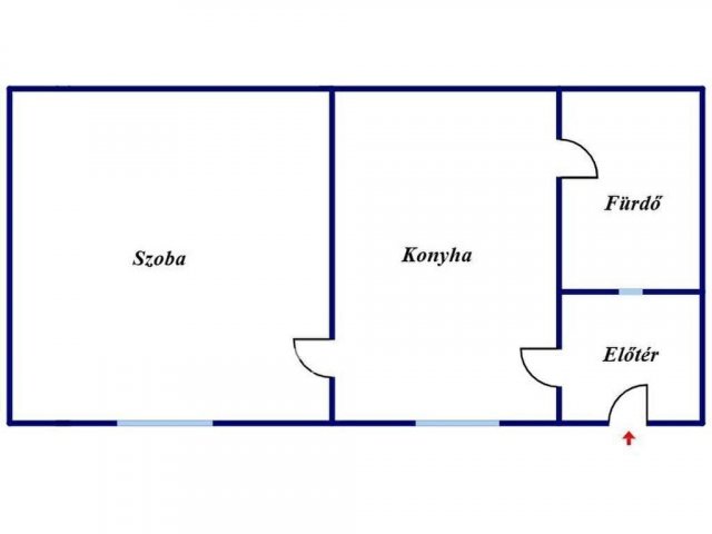 Eladó sorház, Miskolcon 22 M Ft, 1 szobás / költözzbe.hu