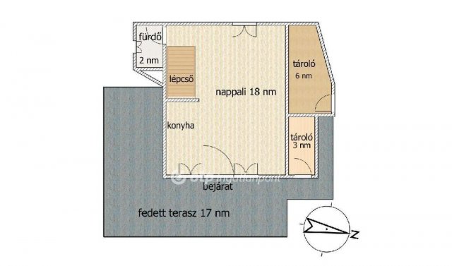 Eladó családi ház, Szigetszentmiklóson 126.9 M Ft, 2 szobás