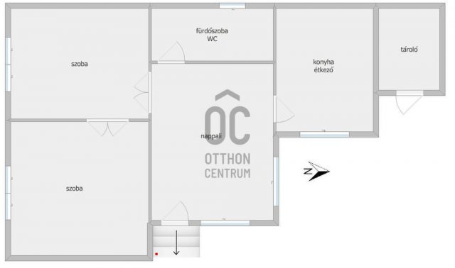 Eladó családi ház, Törtelen 32.5 M Ft, 3 szobás