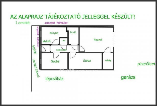 Eladó panellakás, Debrecenben 63.9 M Ft, 1+2 szobás