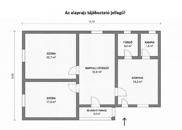Eladó családi ház, Szanyon 23.5 M Ft, 3 szobás