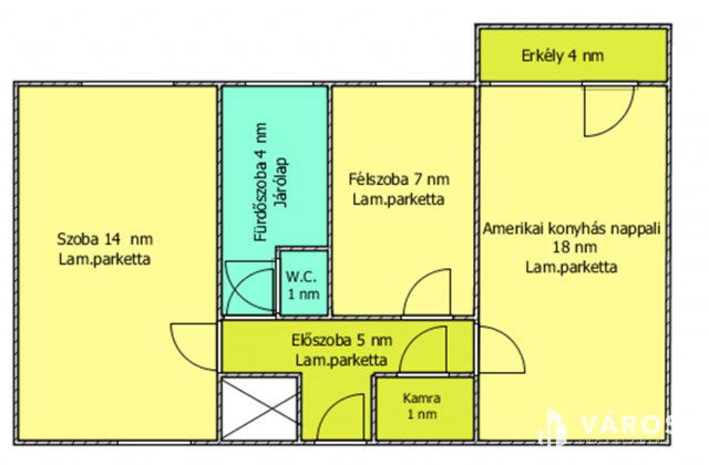 Eladó téglalakás, Salgótarjánban 19.9 M Ft, 2+1 szobás