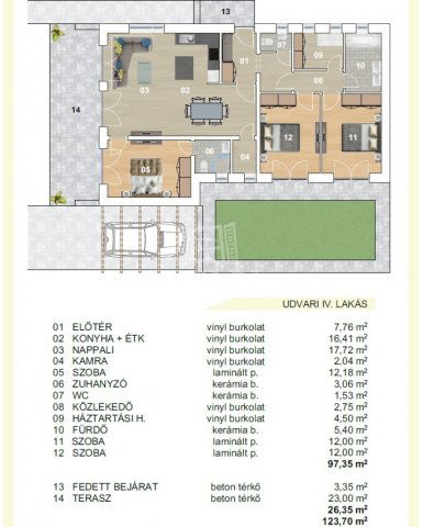 Eladó ikerház, Újszentivánon 90 M Ft, 4 szobás