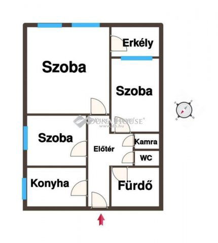 Eladó téglalakás, Kiskunfélegyházán 31 M Ft, 3 szobás