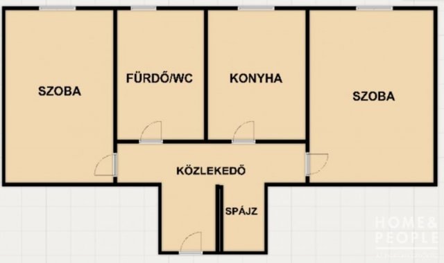 Eladó téglalakás, Hódmezővásárhelyen 39.999 M Ft, 2 szobás