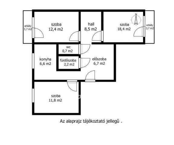 Eladó panellakás, Budapesten, XV. kerületben 72 M Ft, 3 szobás