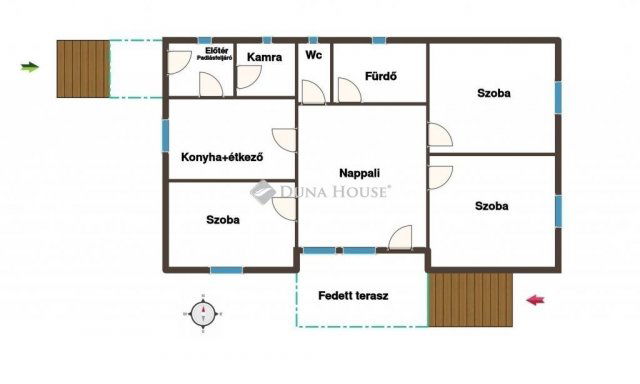 Eladó családi ház, Bodán 36.9 M Ft, 3 szobás