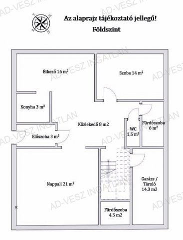 Eladó családi ház, Tarjánon 119.9 M Ft, 5 szobás