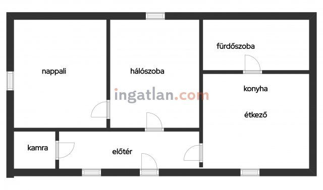 Eladó családi ház, Nyíregyházán 21.8 M Ft, 2 szobás