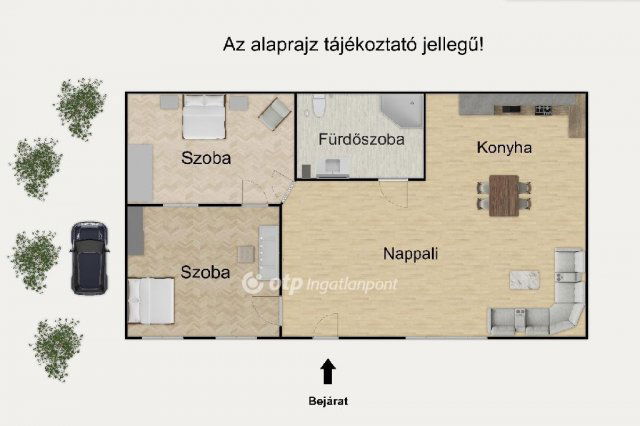 Eladó téglalakás, Budapesten, XX. kerületben 54.9 M Ft