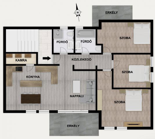 Eladó téglalakás, Budapesten, III. kerületben 223.5 M Ft