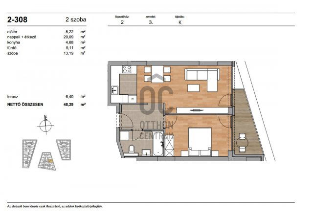 Eladó téglalakás, Budapesten, XI. kerületben 87.8 M Ft, 2 szobás