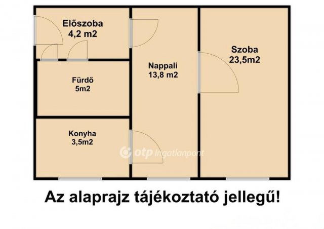 Eladó téglalakás, Győrött 54.9 M Ft, 2 szobás