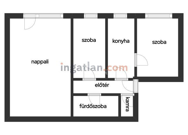 Kiadó panellakás, albérlet, Tökölön 180 E Ft / hó, 1+2 szobás