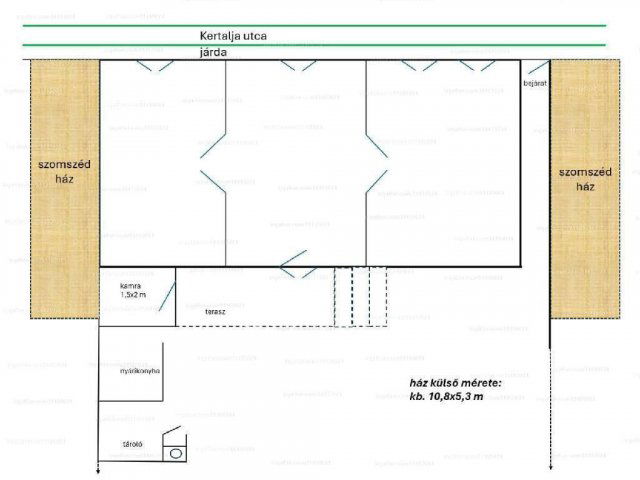 Eladó családi ház, Egerben 21 M Ft, 3 szobás