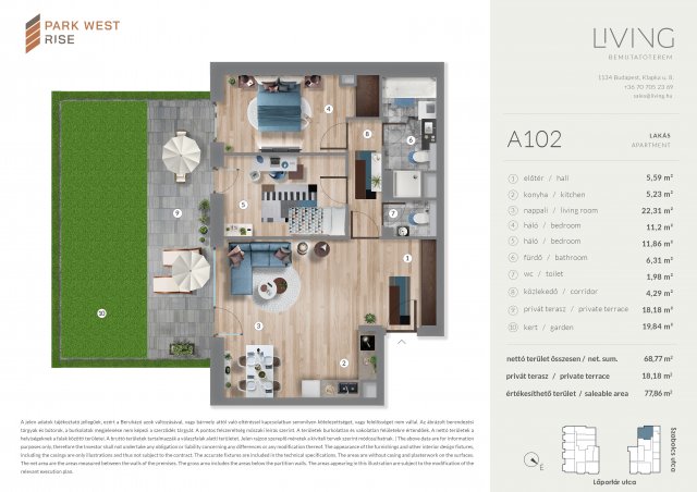 Eladó téglalakás, Budapesten, XIII. kerületben, Szabolcs utcában